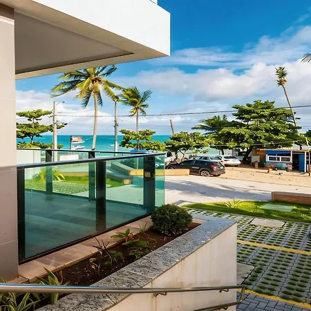 Flat pé na areia na praia de Porto de Galinhas com piscina privativa-2